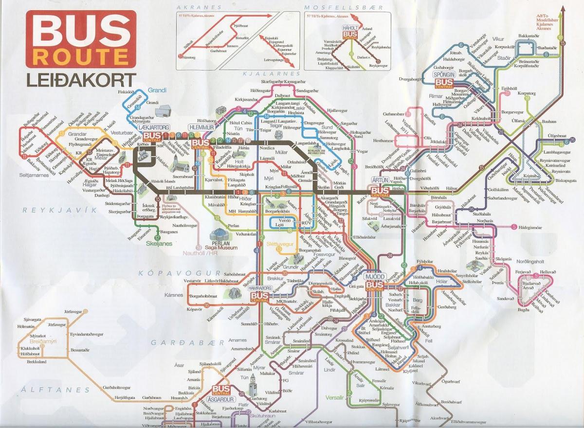 Sevilla autobús mapa de rutes