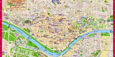 Mapa de Sevilla zona